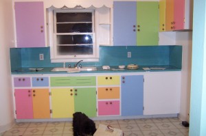 Colorful cabinets