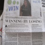Tribune Front Page Weigh and Win