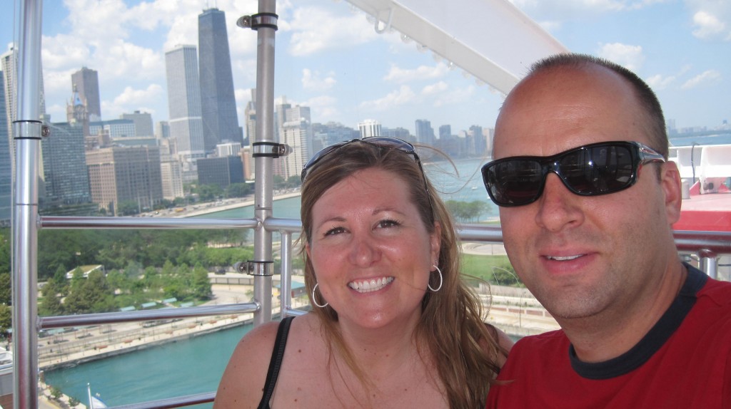 On Ferris Wheel