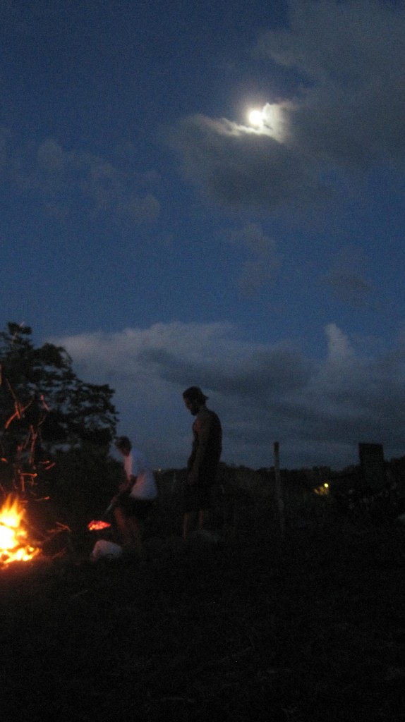 Moonlight bonfire