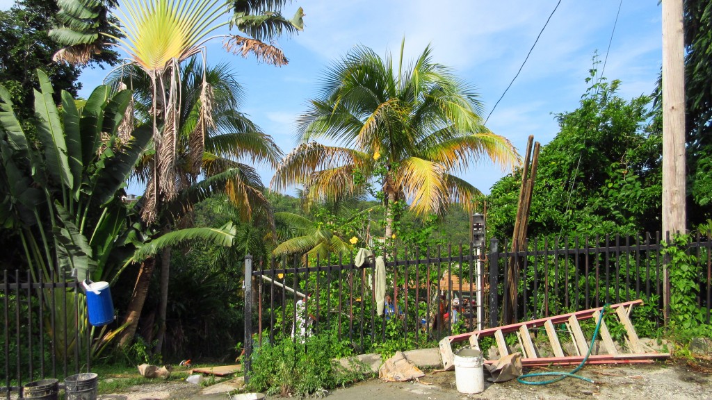 work site and Pedestal from the road