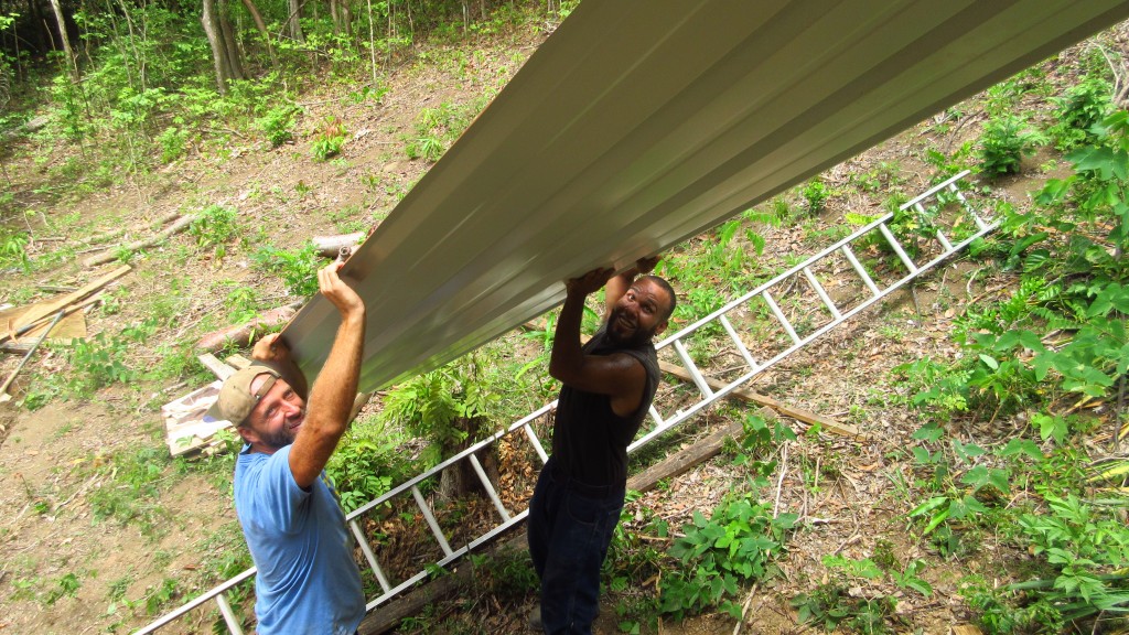 Lifting the roofing