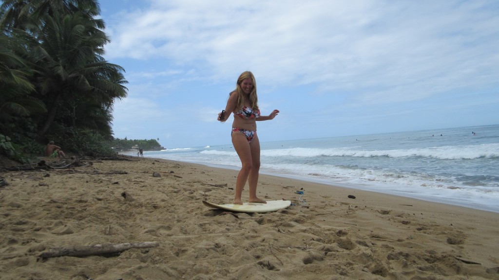 Cassie Surfing 2