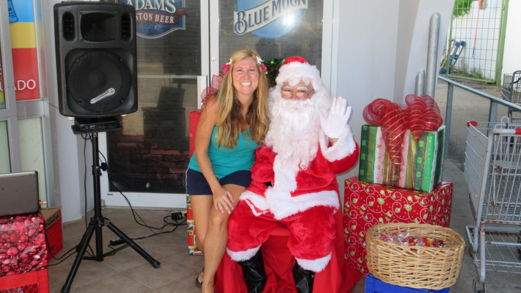 Cassie and Santa