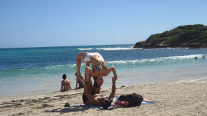 Yoga couple