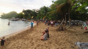 Beach gathering