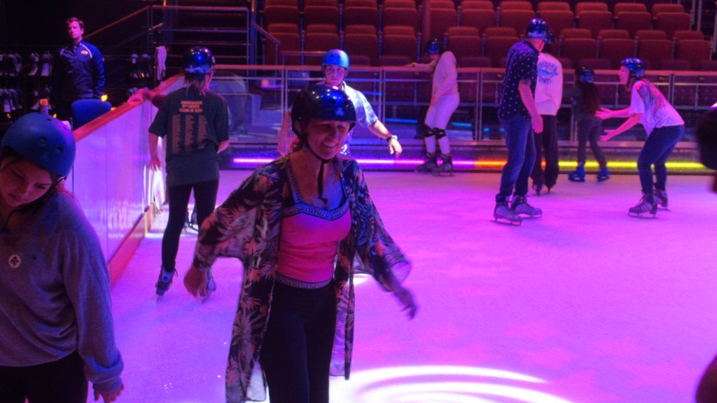 Cassie ice skating