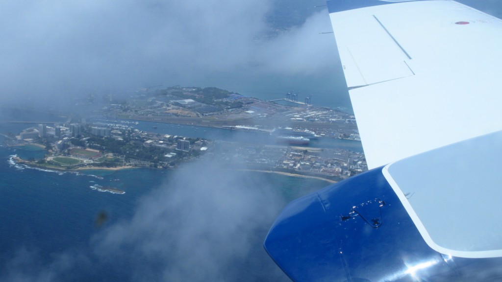 Cruise Ship from above