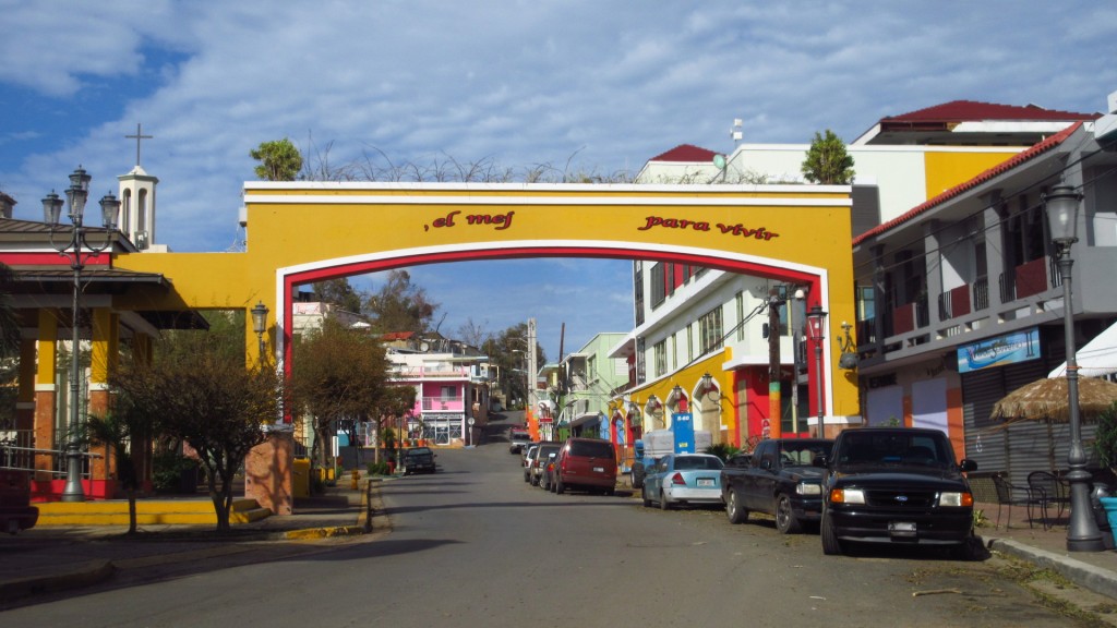 Rincon Down Town sign