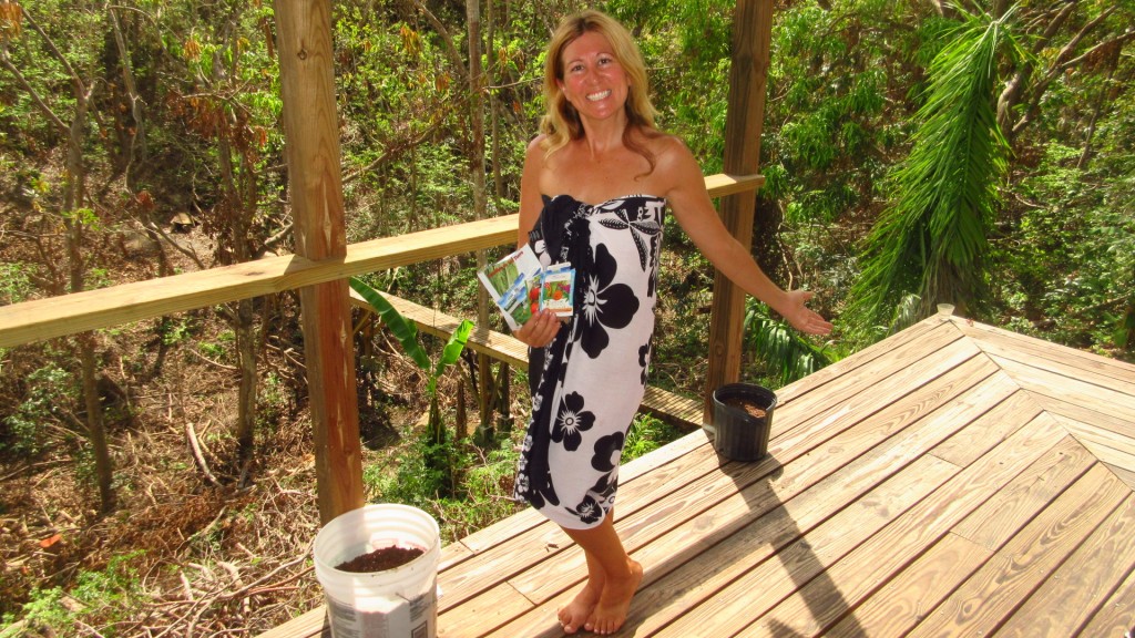 Cassie bucket garden