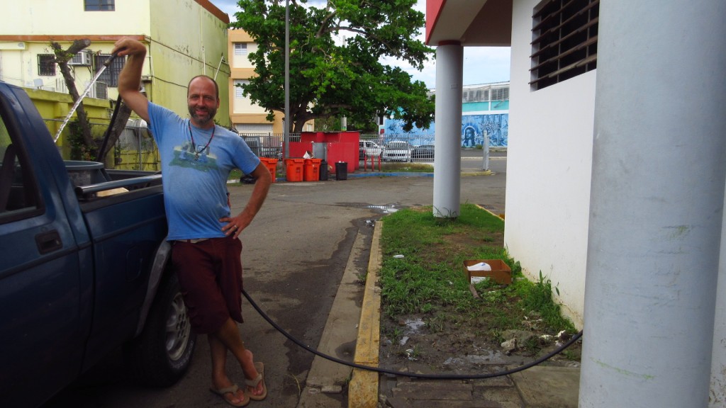 Filling up at the terminal