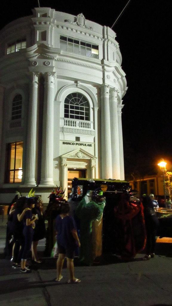 Carrying the casket